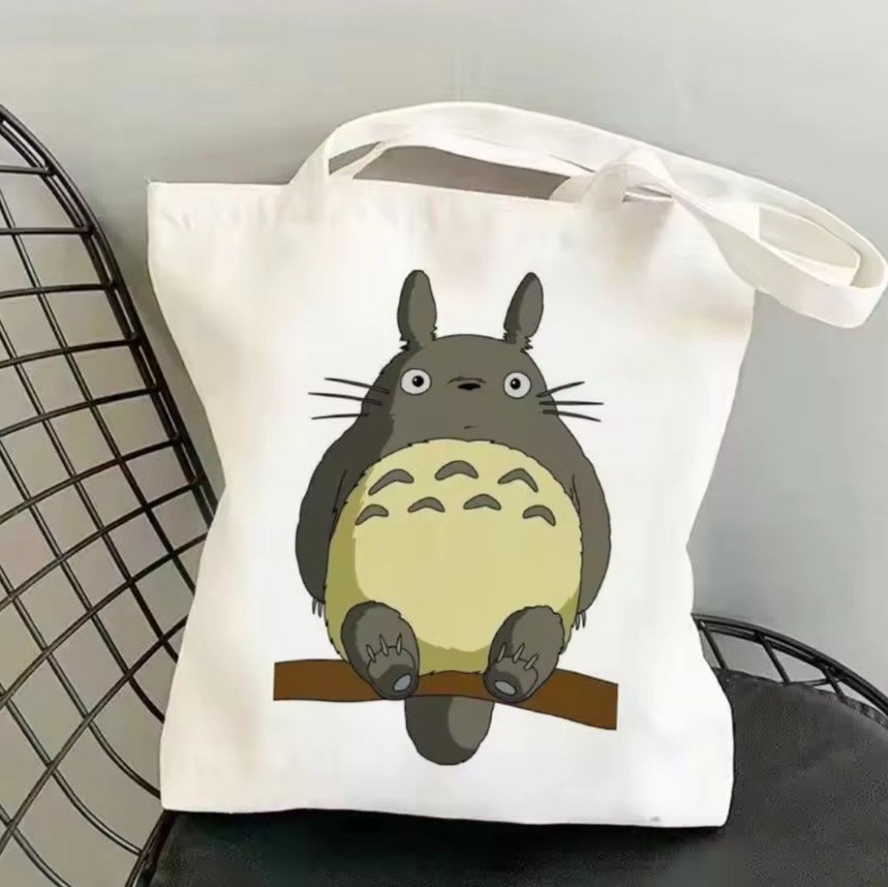 Totoro Canvas Tote